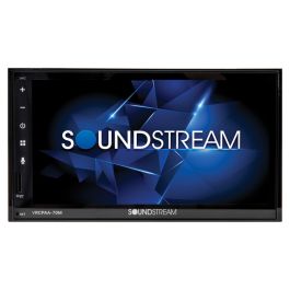 Soundstream VRCPAA-70M VRCPAA-70M 7-Inch Double-DIN Mechless Head Unit with Bluetooth, Apple CarPlay, and Android Auto